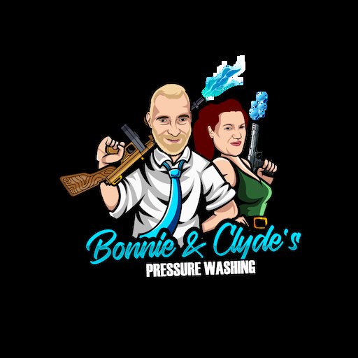 Bonnie and Clyde’s Pressure Washing logo