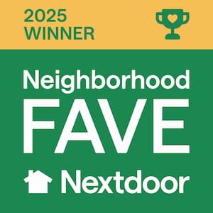 2025 Nextdoor Neighborhood Fave award for pressure washing in Corsicana TX