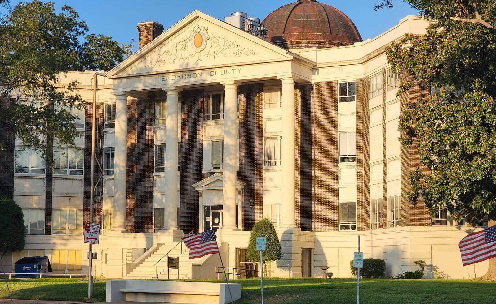 Exterior cleaning services in Athens TX - Historic Henderson County Courthouse downtown
